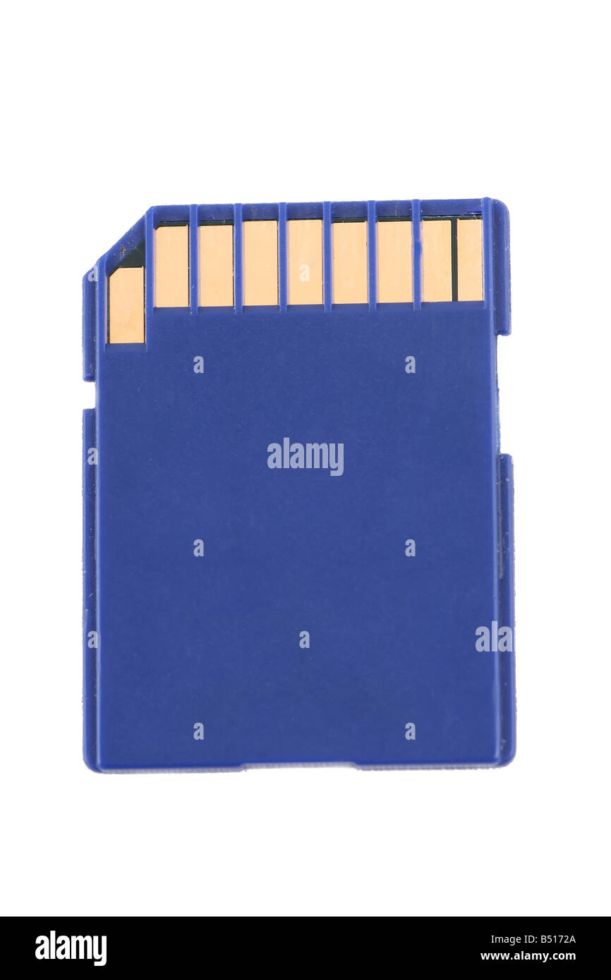 sd card isolated over white background computers Stock Photo Alamy