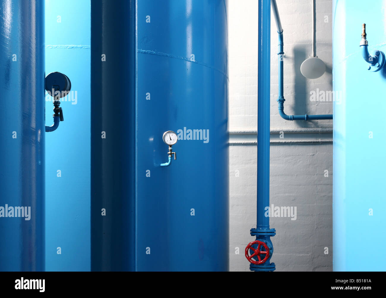 Water treatment plant denmark 2006 Stock Photo Alamy