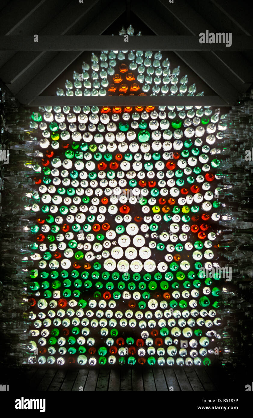 Bottle houses CapEgmont Prince Edward Island Stock Photo Alamy