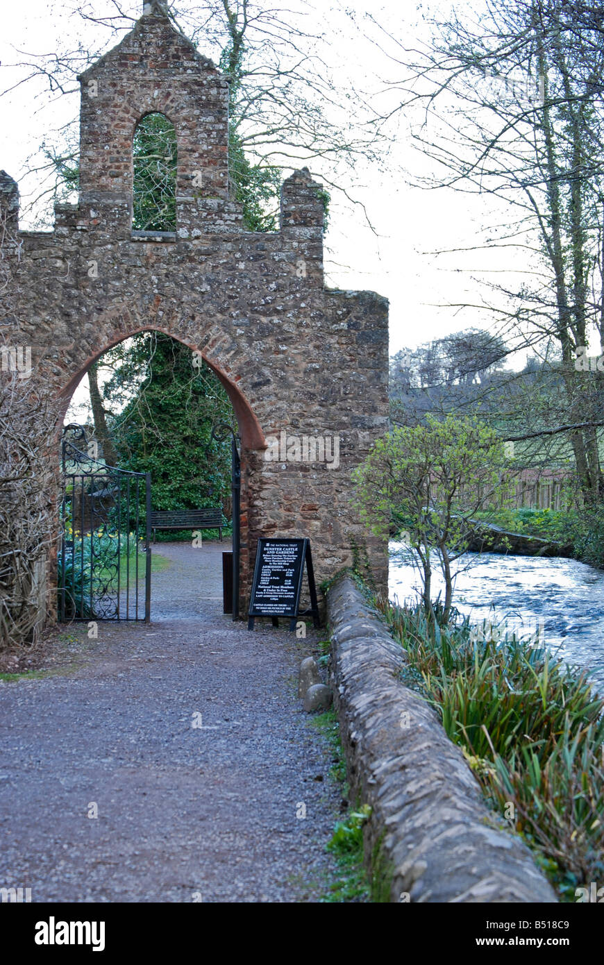 Gateway to the Nation Trust property of Dunster Castle Dunster Stock Photo