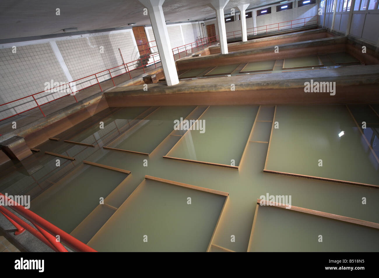Water treatment plant denmark 2006 Stock Photo Alamy