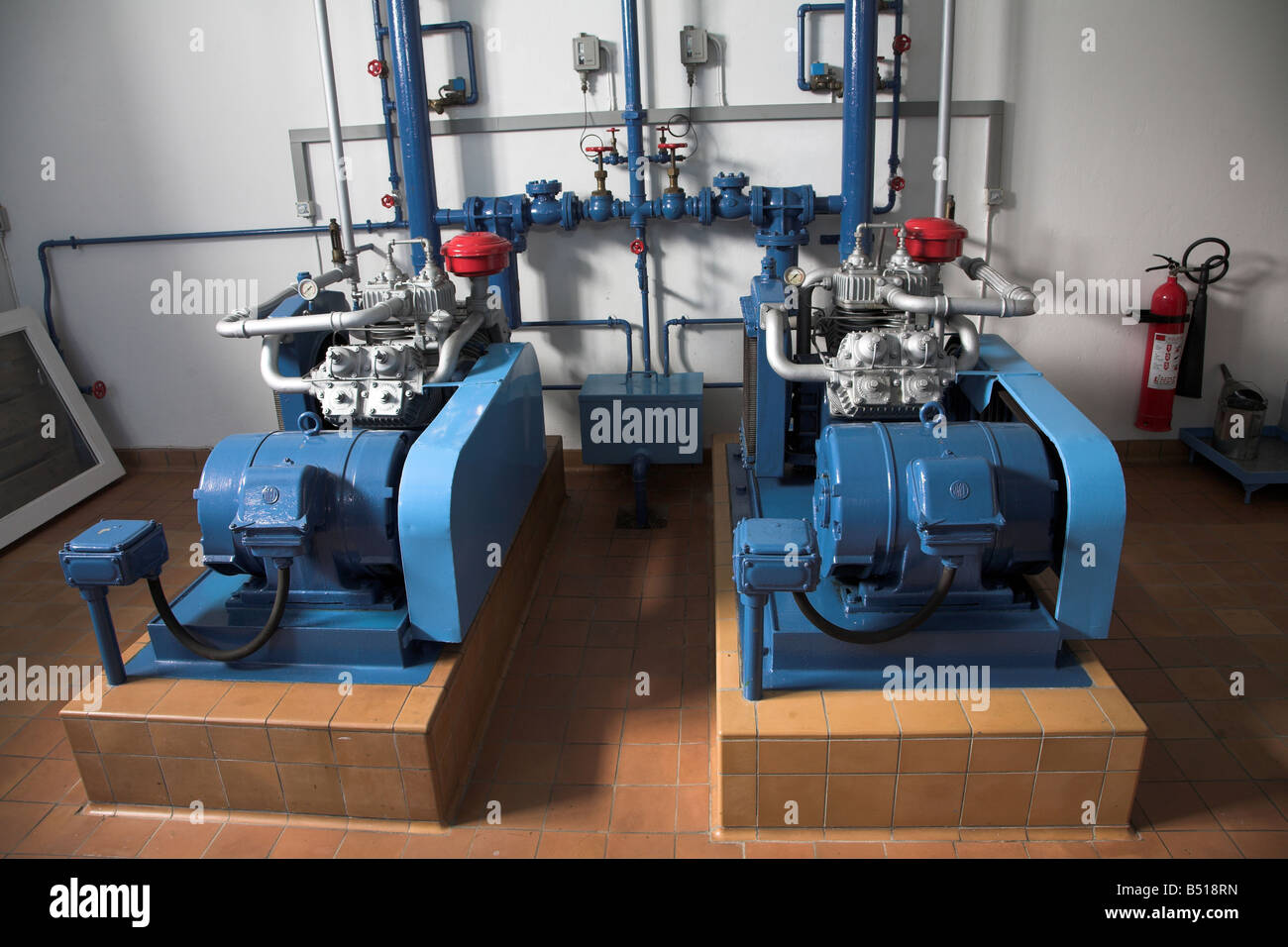 Water treatment plant denmark 2006 Stock Photo Alamy