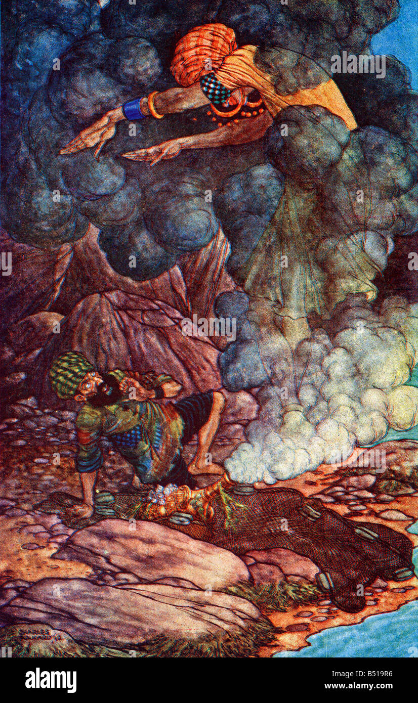 Arabian nights book illustrations High Resolution Stock Photography and ...