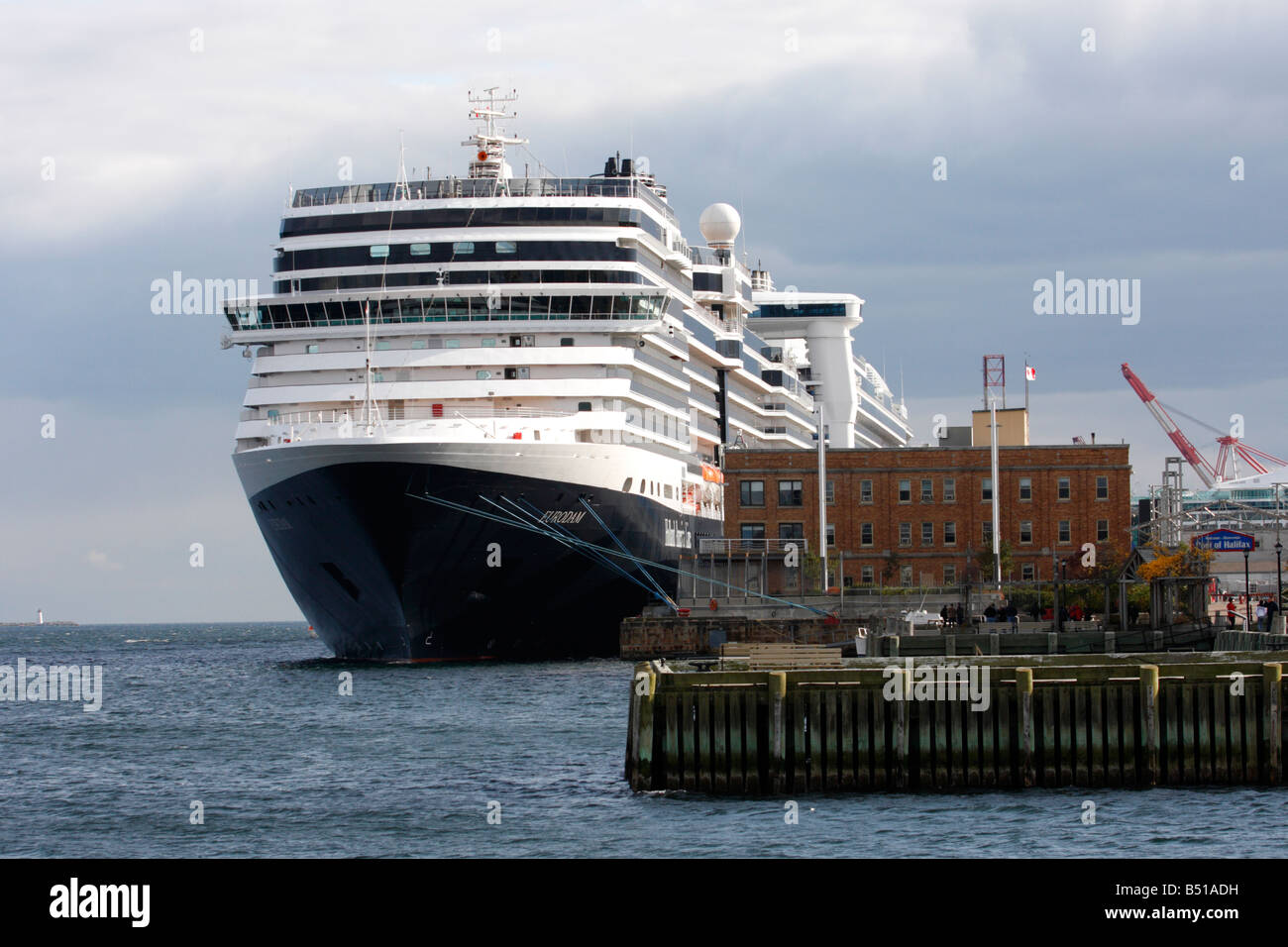 Holland American Cruise ship docked in Halifax, Nova Scotia, Canada