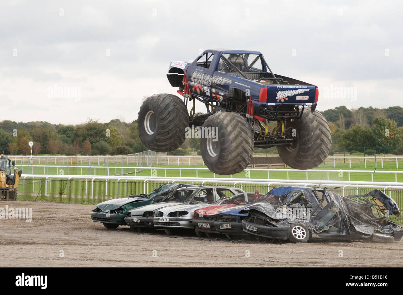 Monster truck jump hires stock photography and images Alamy