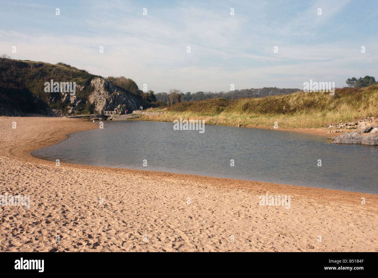 Broad Haven by St Govans Head Pembrokeshire Wales Stock Photo