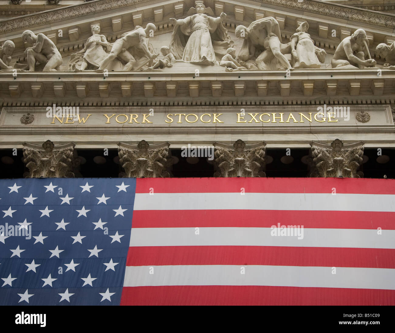 Exterior of the New York Stock Exchange Stock Photo Alamy