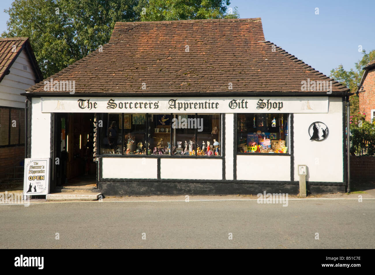 Sorcerers Apprentice Gift Shop Burley New Forest Hampshire UK Stock Photo