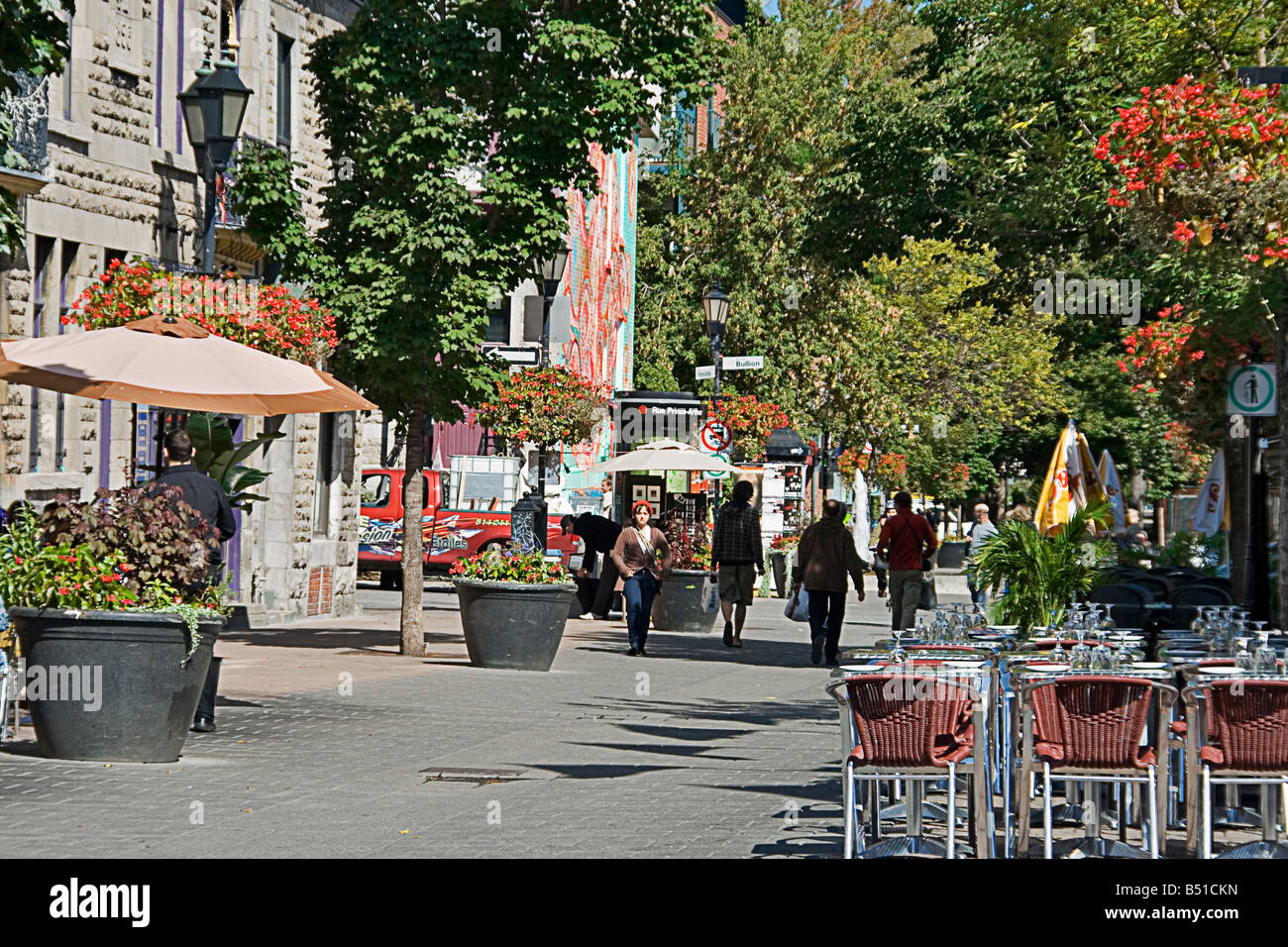 Rue Saint Norbert Montreal Quebec Canada Stock Photo Alamy