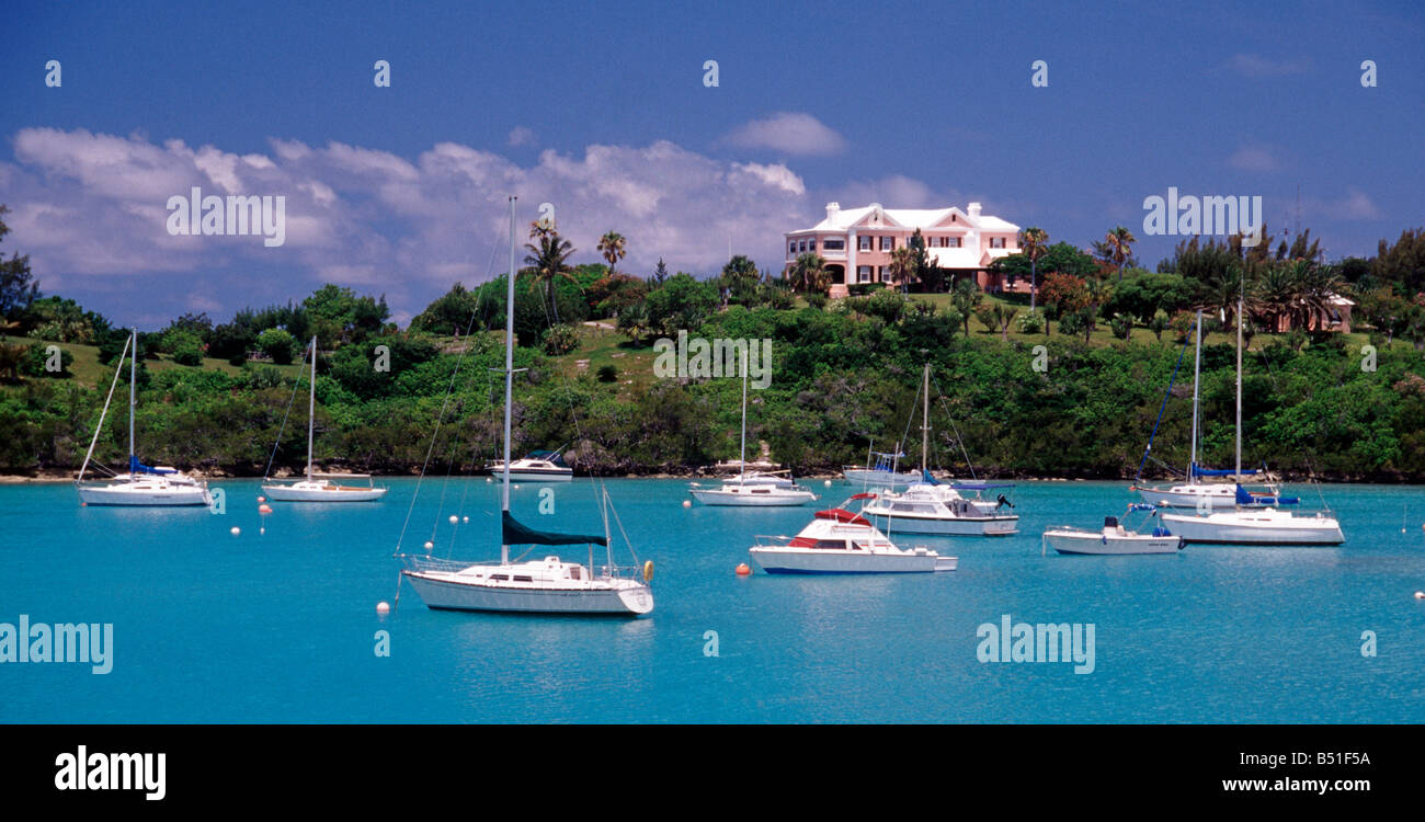 An Iconic View Of Bermuda Stock Photo - Alamy