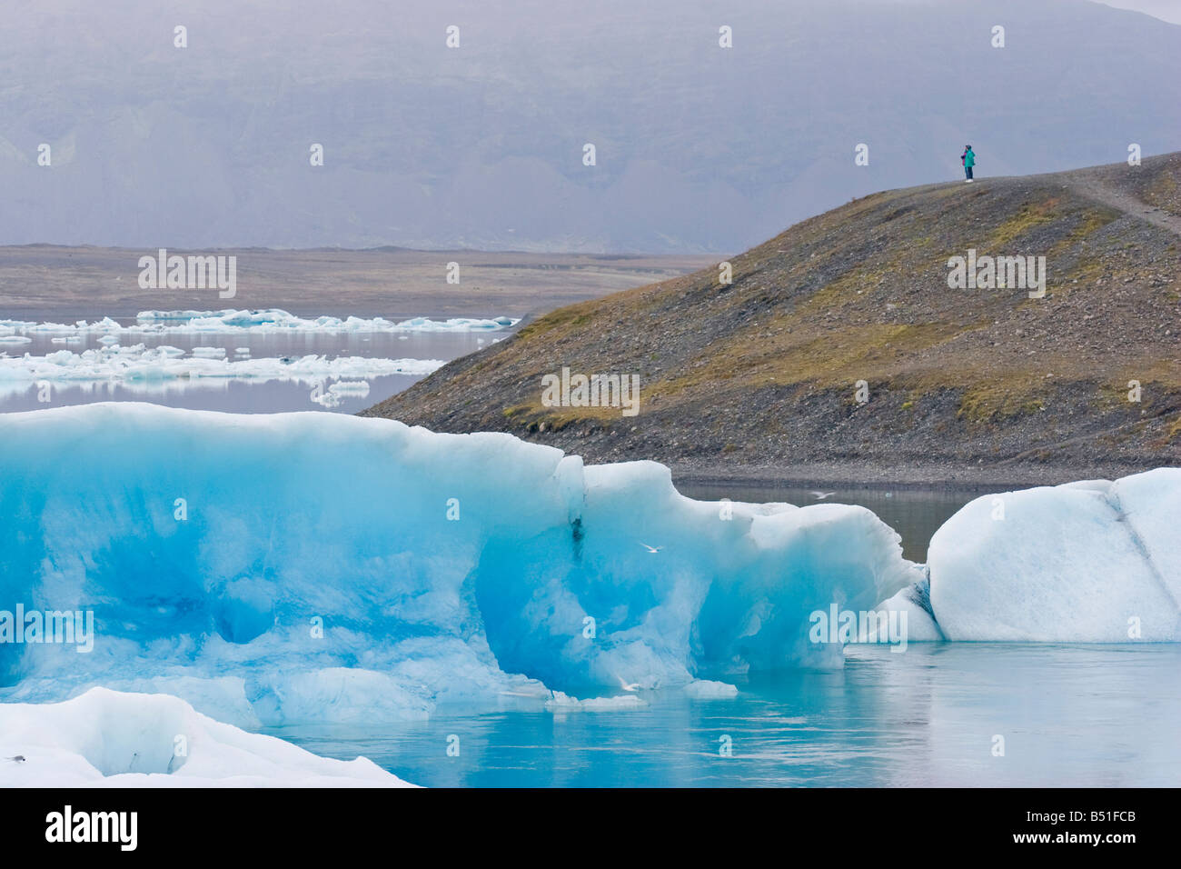 Jokulsarlon glacier ice lagoon, Iceland. Stock Photo