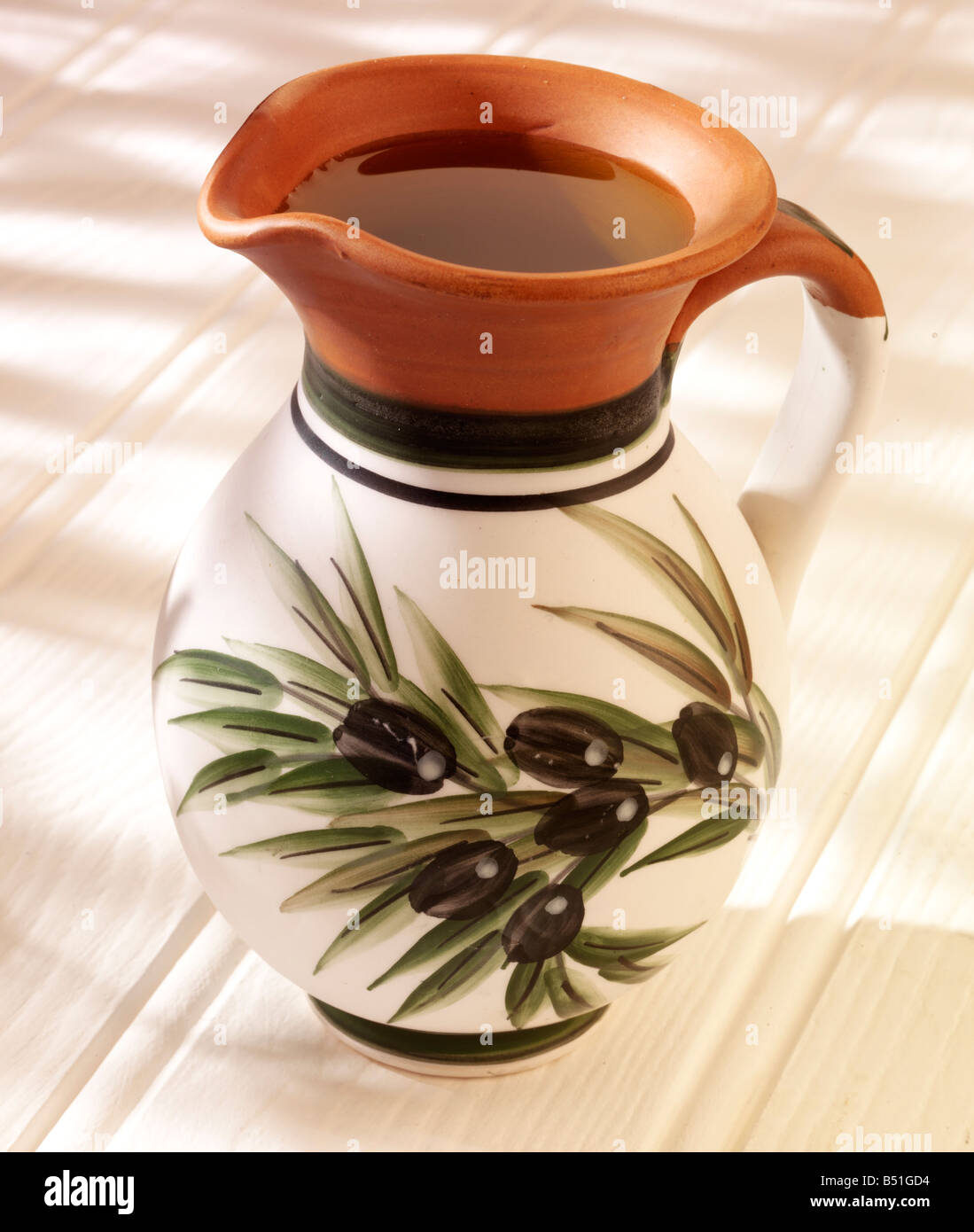 JUG OF OLIVE OIL Stock Photo Alamy