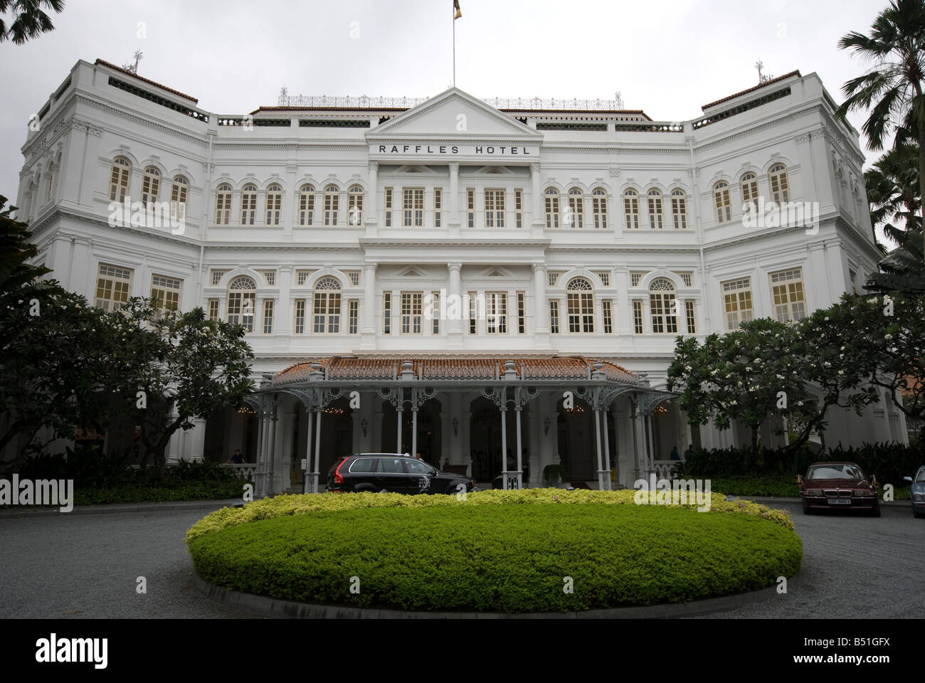 Raffles Hotel Stock Photo