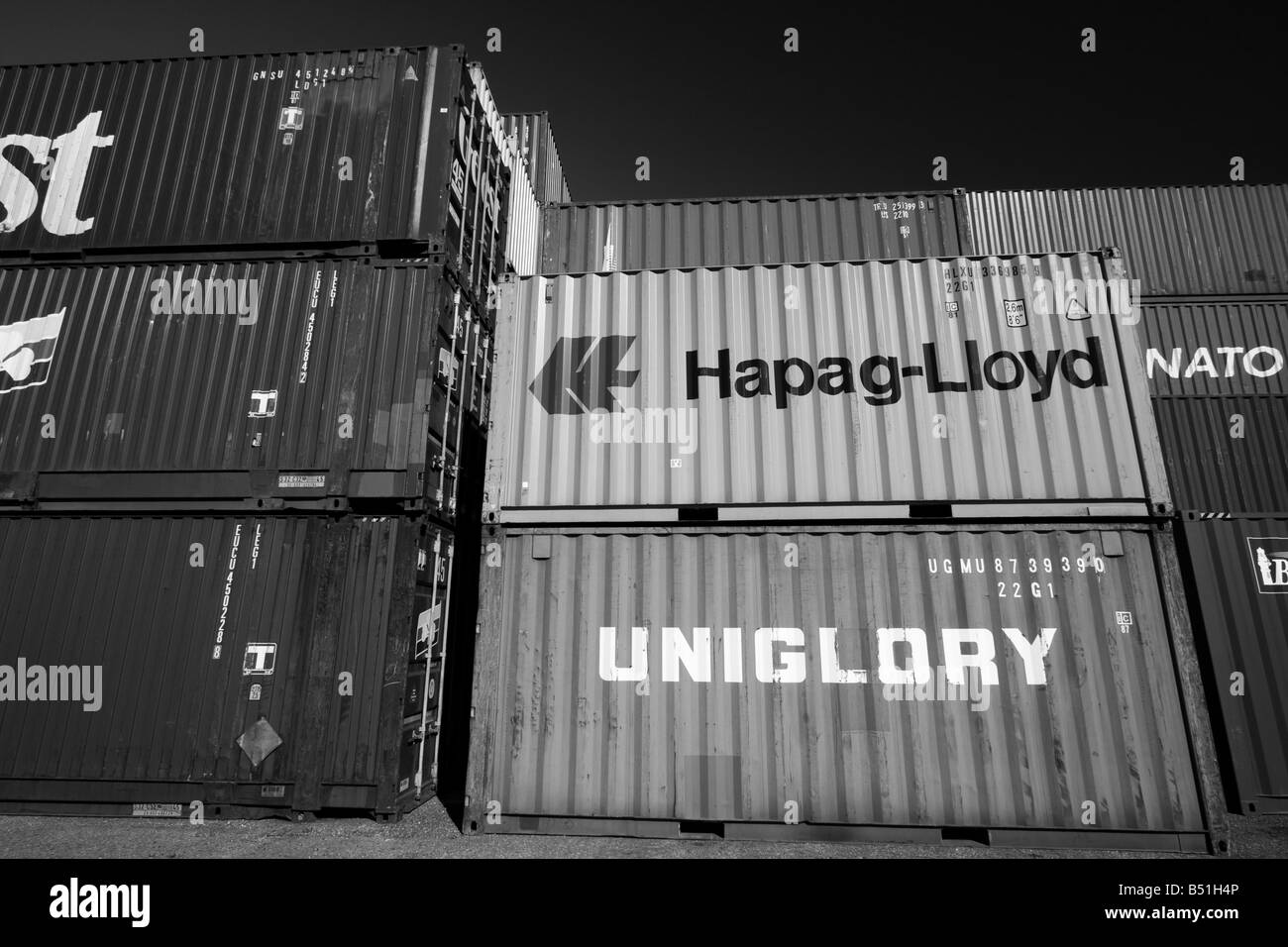 Container technology Black and White Stock Photos & Images - Alamy