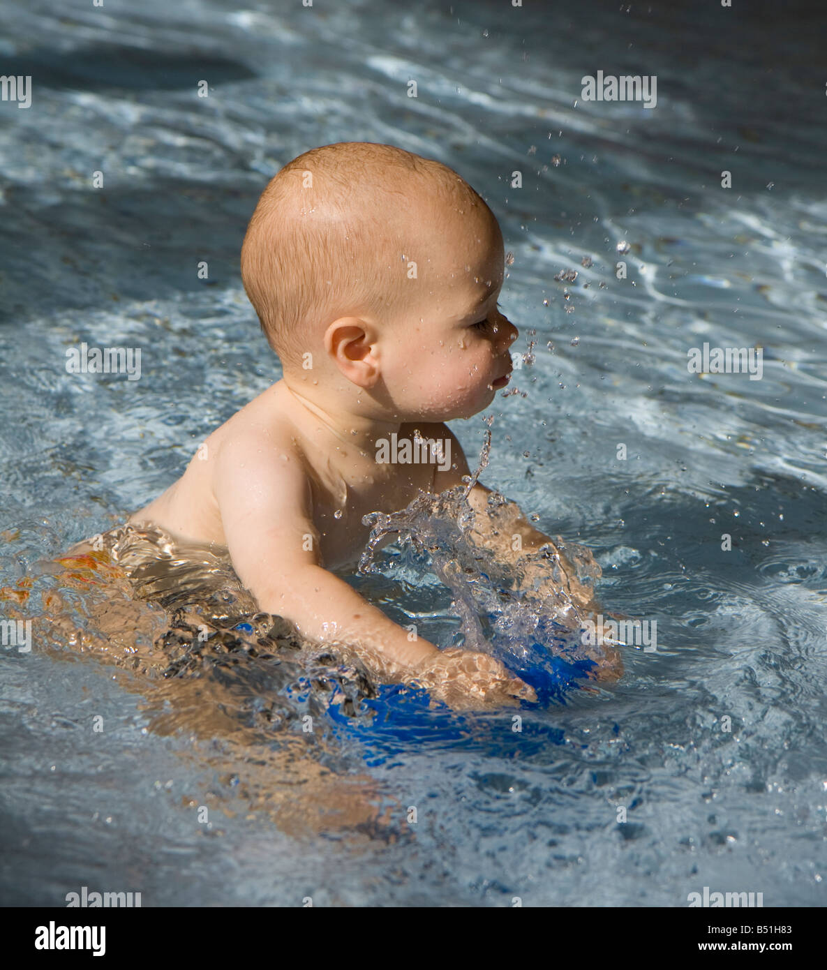 baby in water Stock Photo Alamy