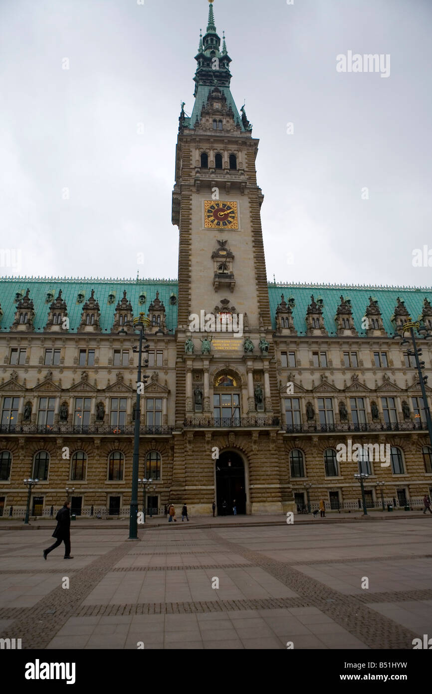 cityhall; guildhall of Hamburg; Germany Stock Photo
