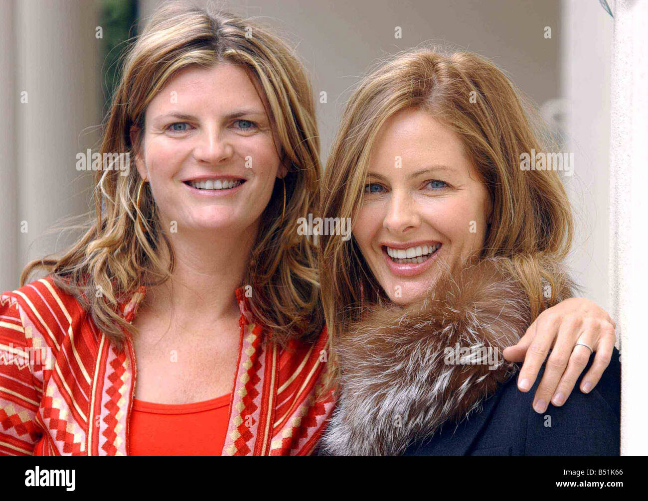 Trinny Woodall In Black And Susannah Constantine Pictured In Central