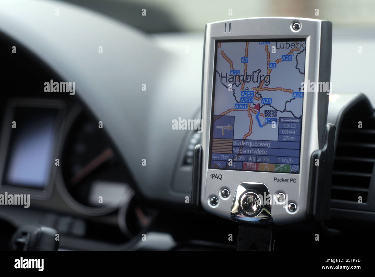 Car navigation system Stock Photo - Alamy