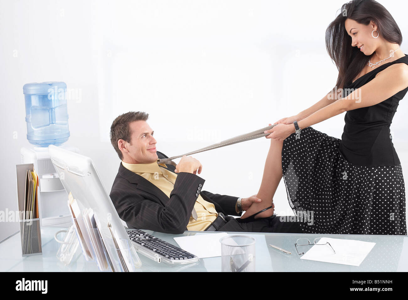 Businesspeople at Work Stock Photo