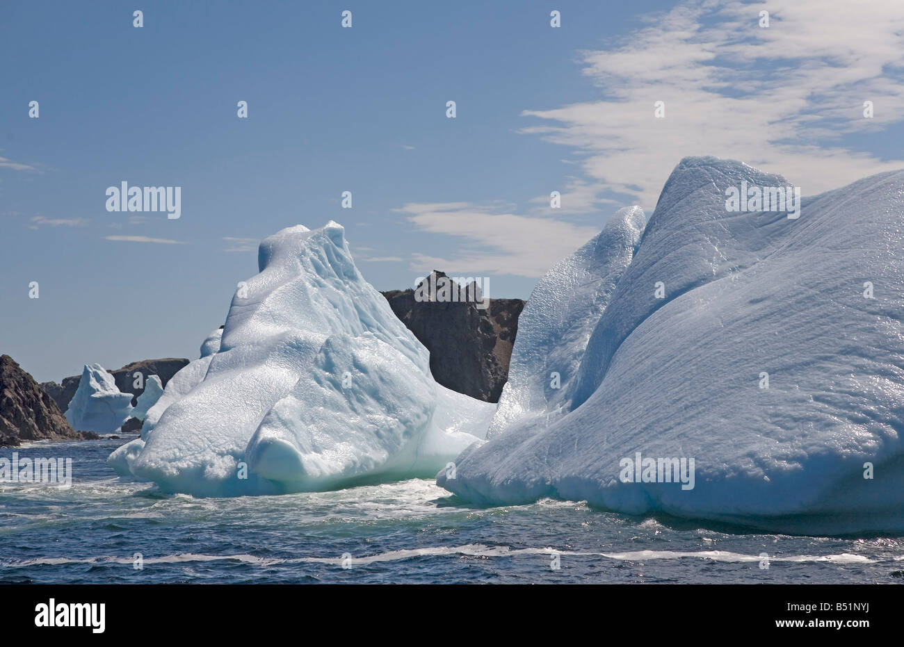 Iceberg, Twillingate, Newfoundland, Canada Stock Photo
