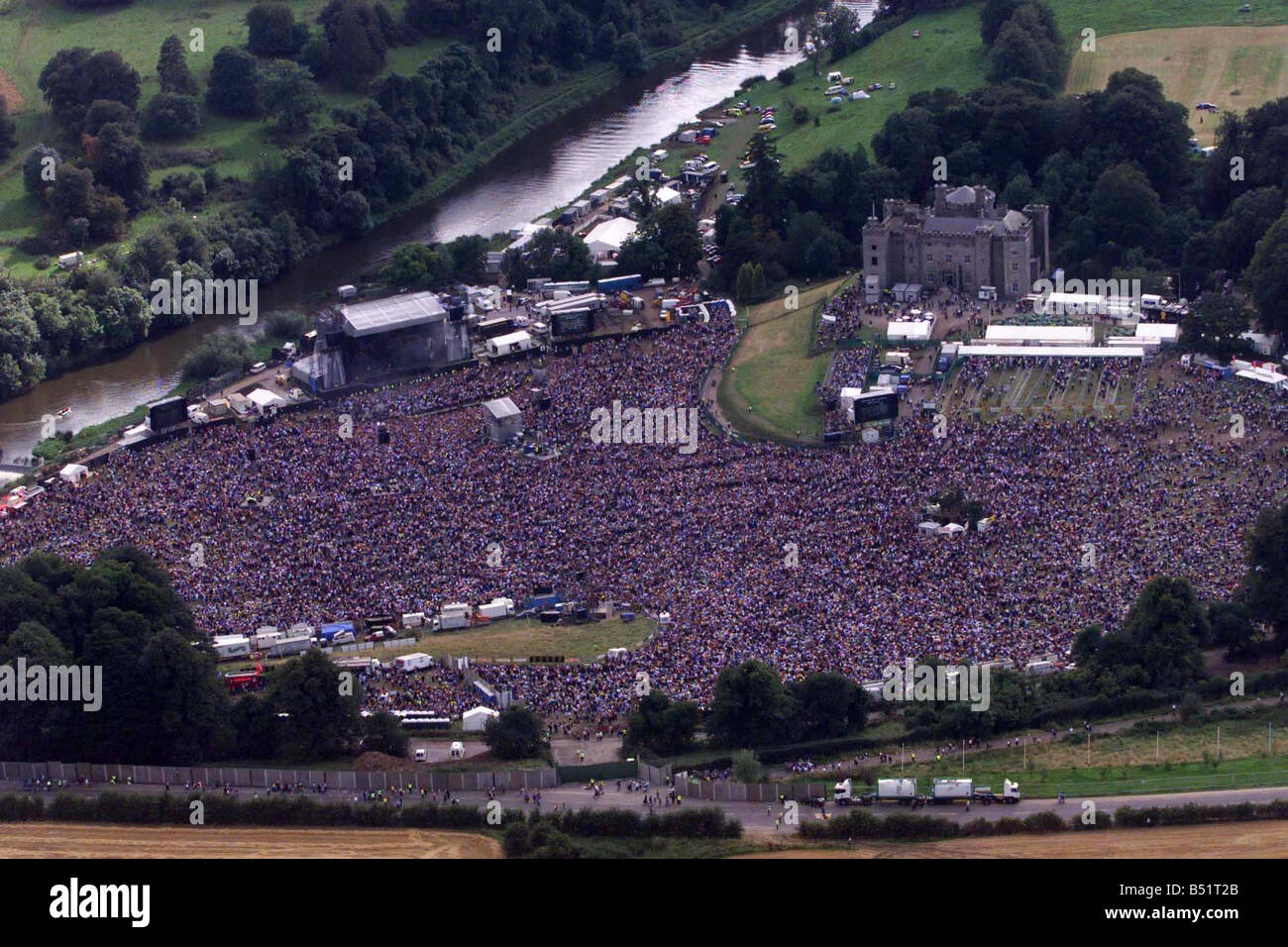 Robbie Williams In Concert At Slane Castle Ireland Aug 1999
