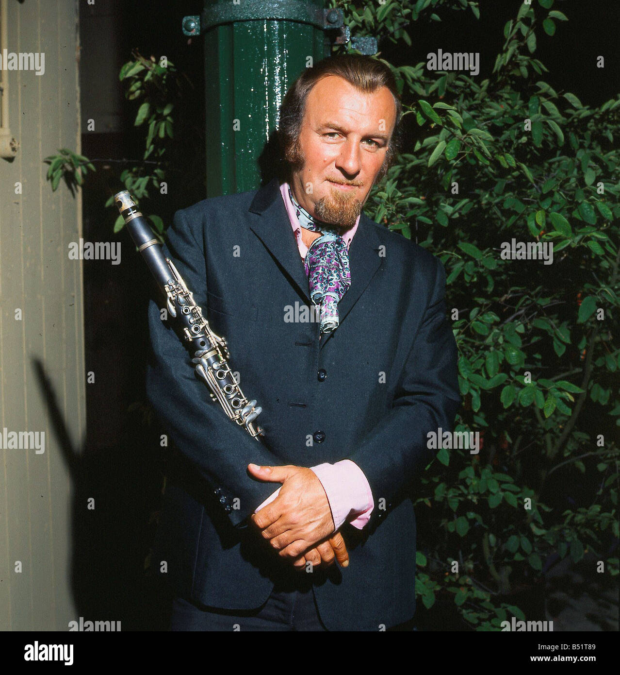 Acker Bilk clarinet musician jazz Stock Photo