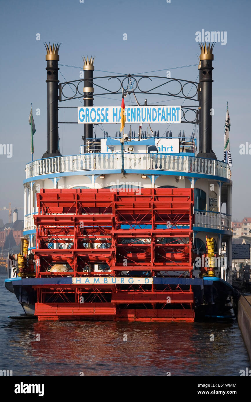 harbour in Hamburg; Germany Stock Photo