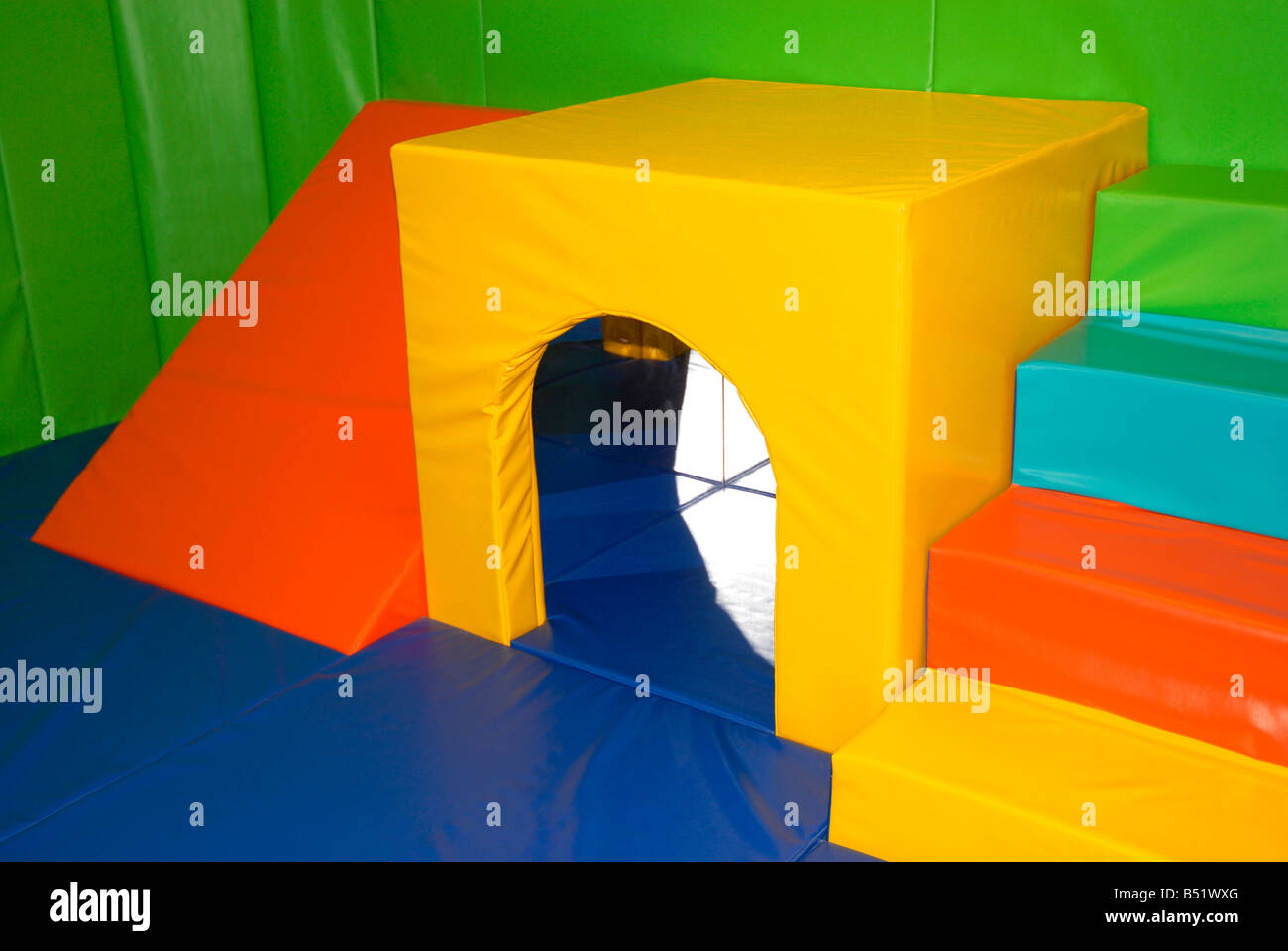 Part of safe soft play area for babies or toddlers Stock Photo Alamy