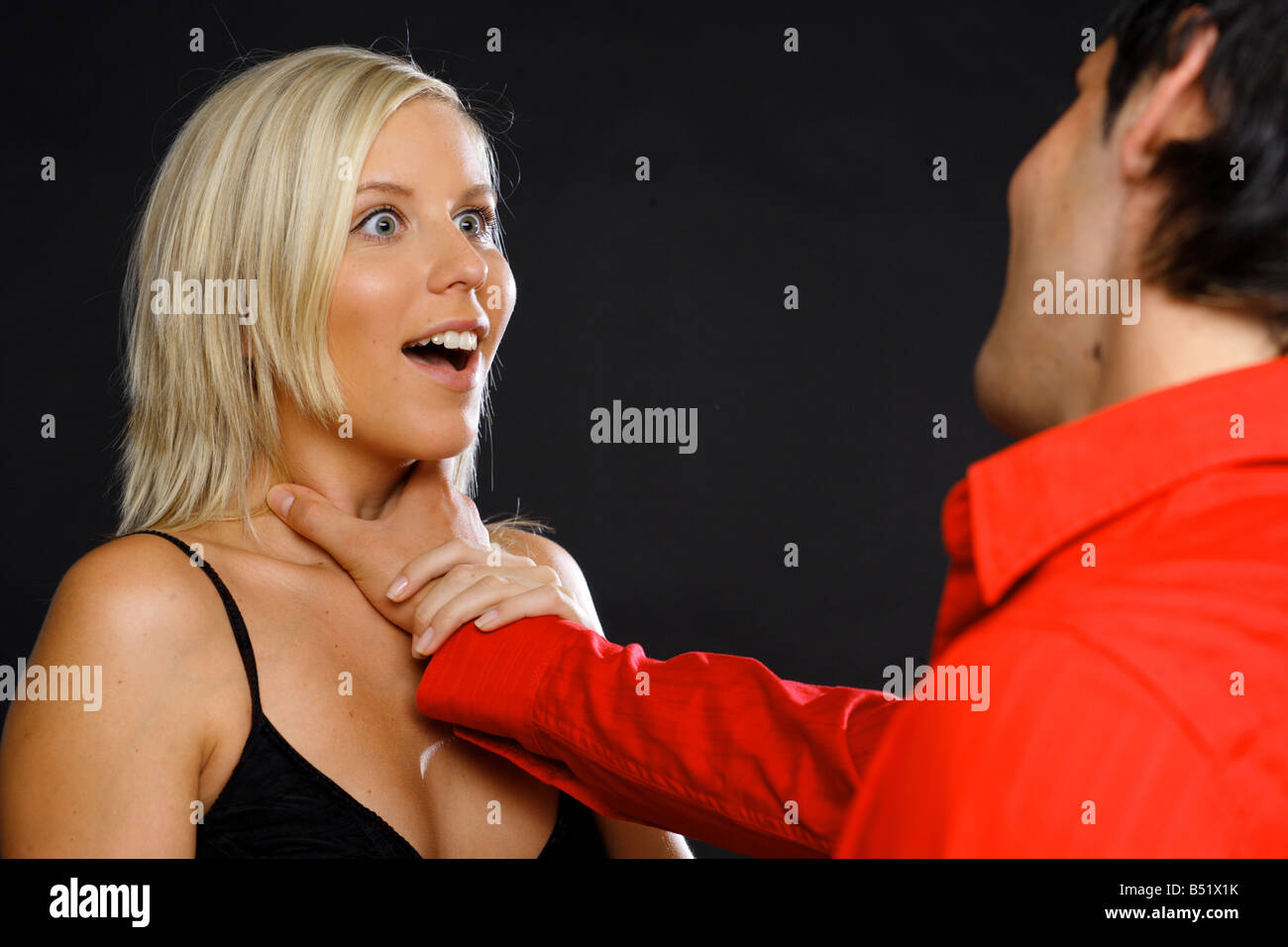 Choke hold hi-res stock photography and images - Alamy