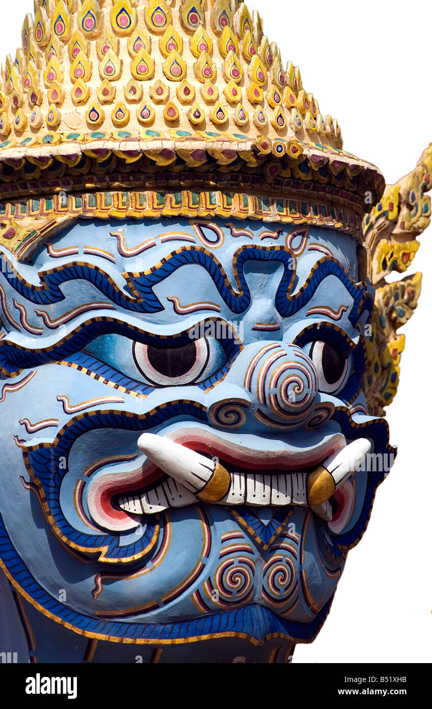 Thai Sculpture at the Grand Palace in Bangkok Stock Photo - Alamy