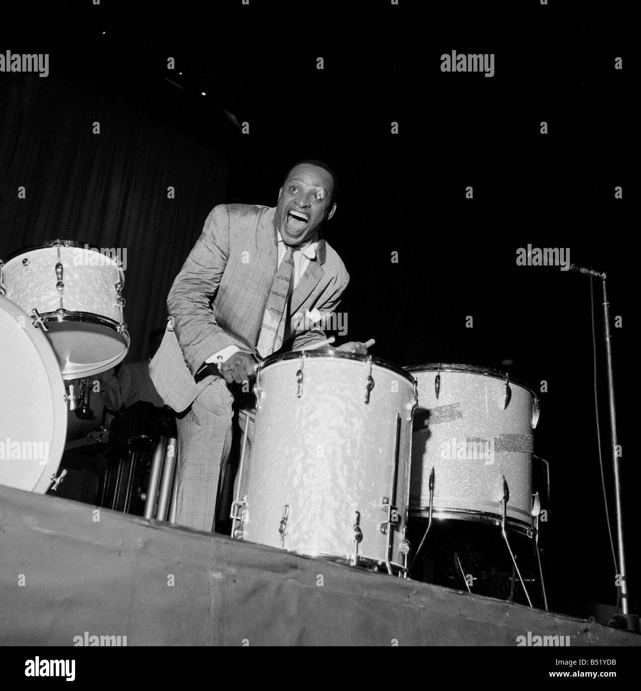 Hampton Riot Band Lionel Hampton Playing Drums