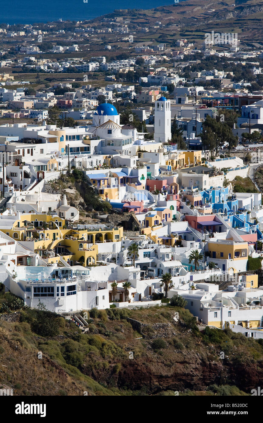 Fira Santorini Cyclades Greece Stock Photo