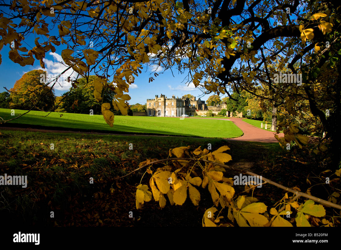 Autumn Skelton Castle rebuilt in 1794 on former site of Norman Castle