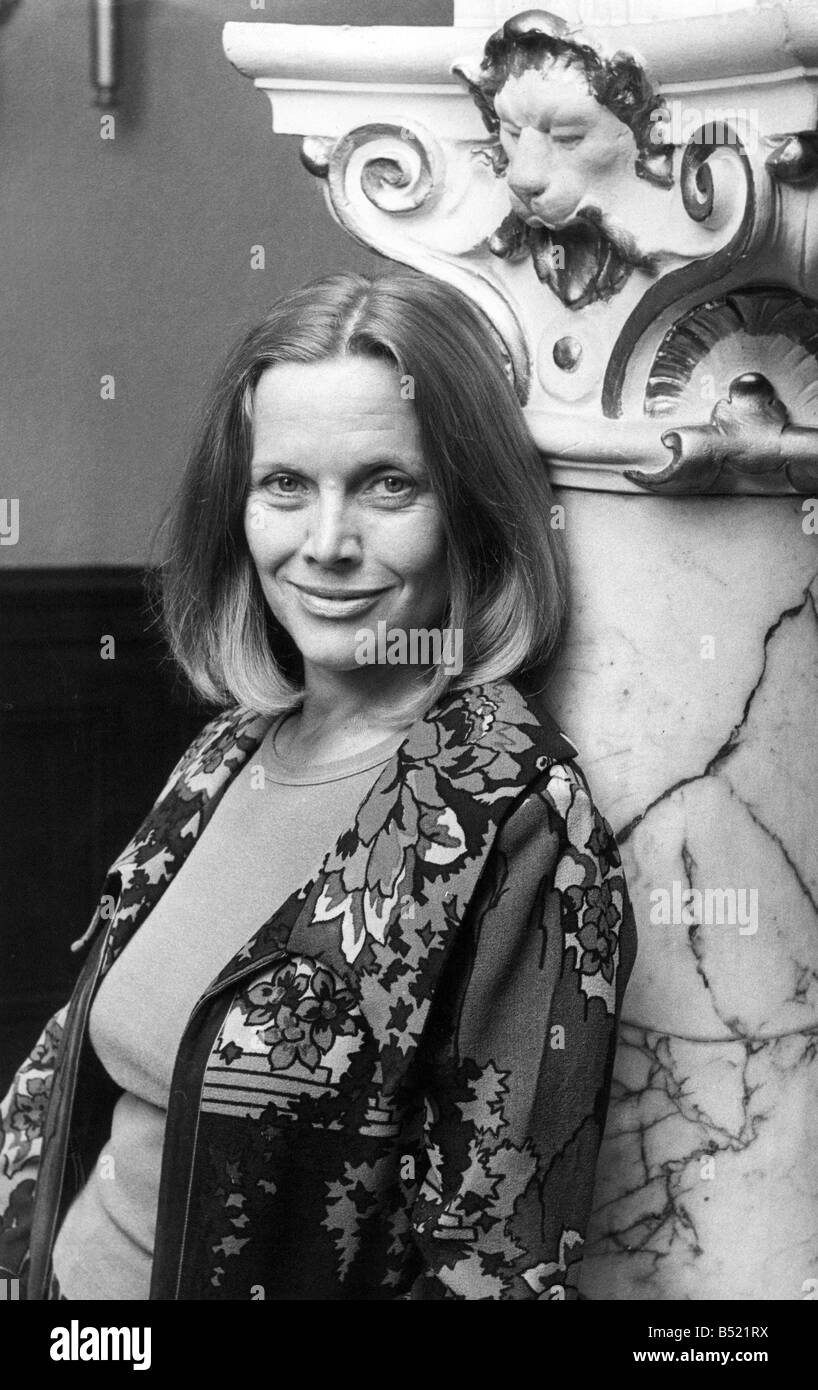 Actress Honor Blackman Stock Photo