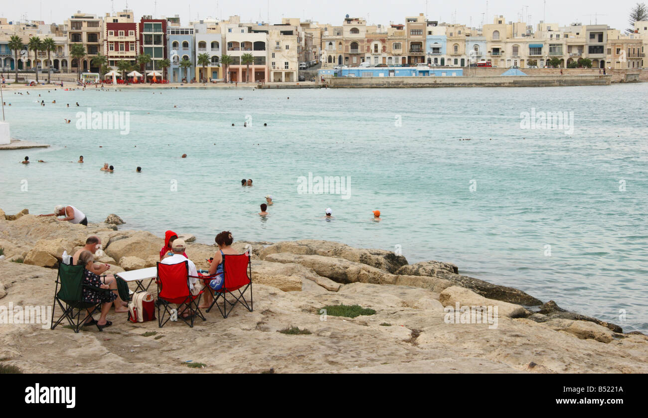 "Pretty Bay" next to Birzebbuga, Malta Stock Photo Alamy