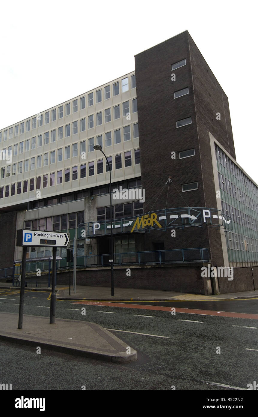The car park in Sheffield where Katherine Littlewood tried to commit