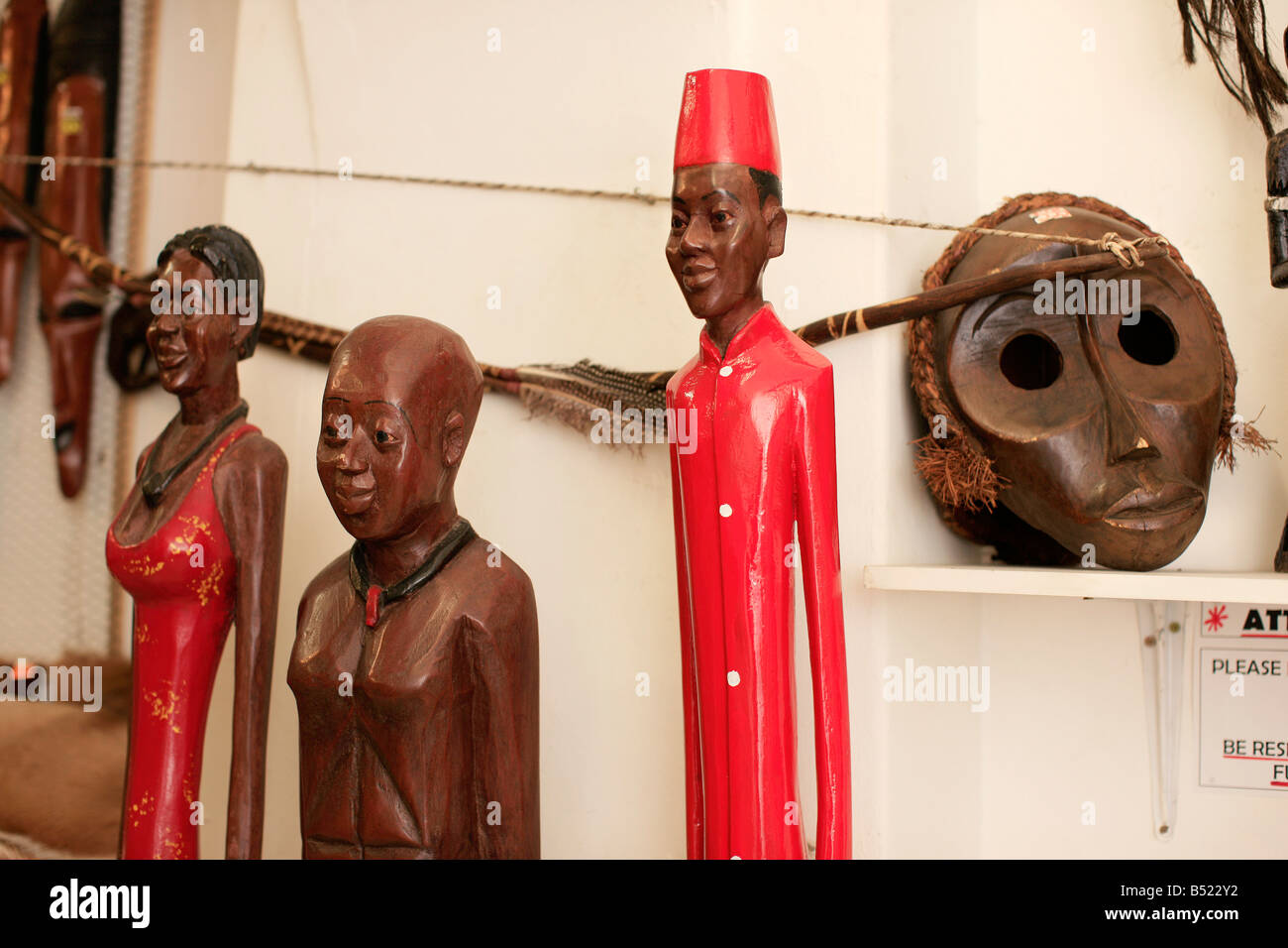 Curios, Long Street, Cape Town Stock Photo