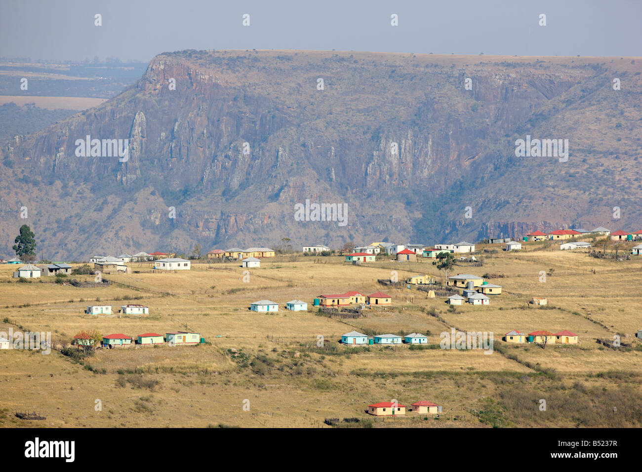 Rural Homes, Eastern Cape, South Africa Stock Photo