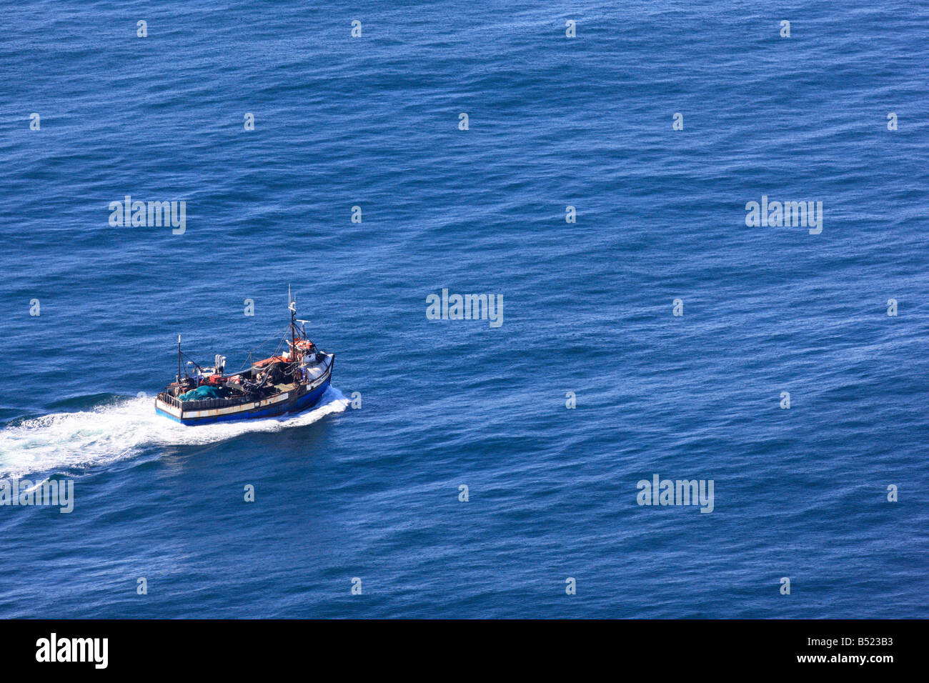 Shipping Vessel, South Africa Stock Photo