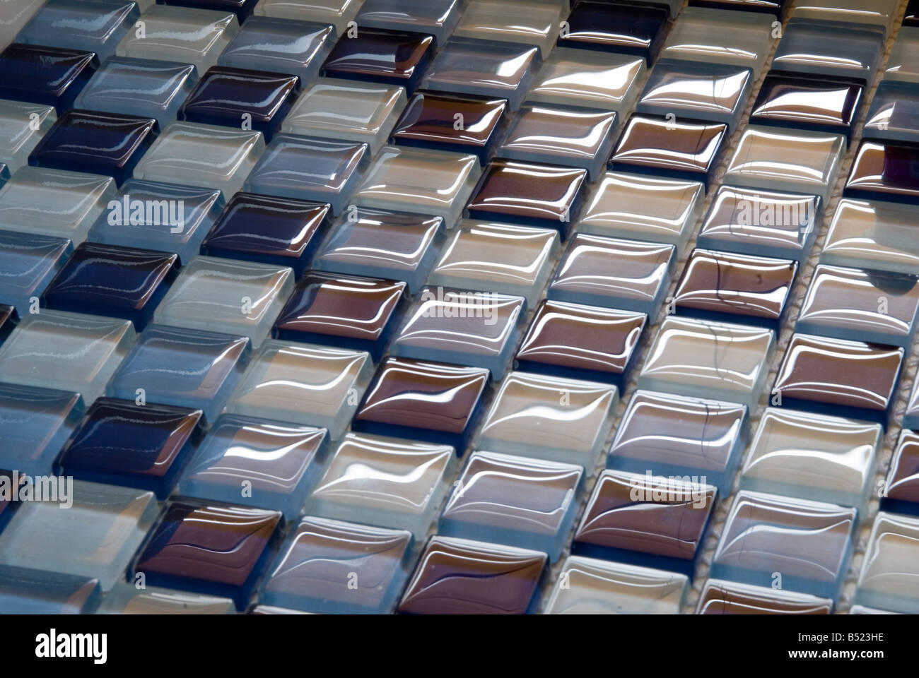 Glass tiles multicoloured Stock Photo Alamy