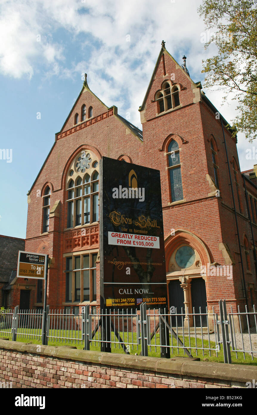 Church conversion to apartments, Prestwich, Manchester, UK Stock ... Church conversion to apartments, Prestwich, Manchester, UK Stock ...
