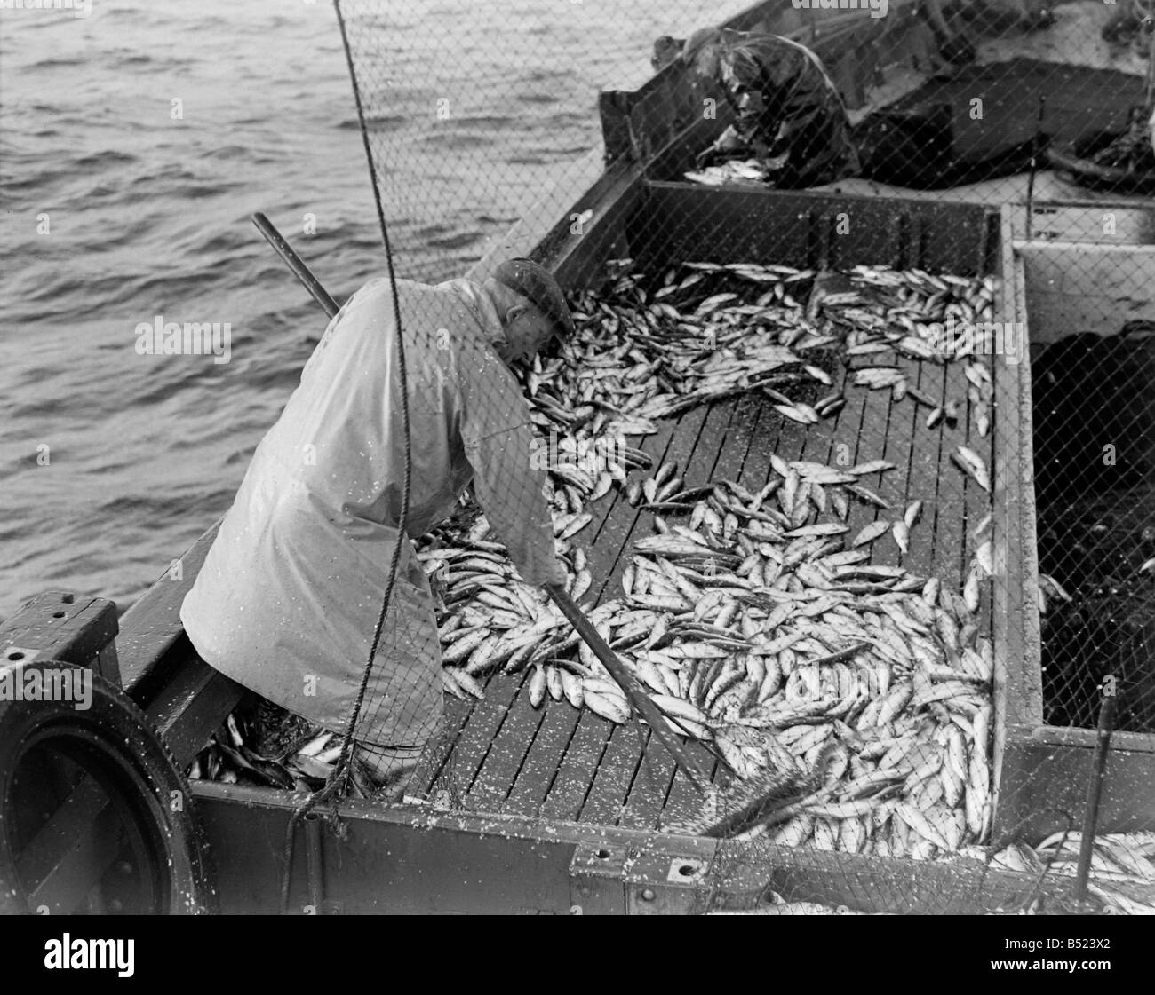 Fishing fleet Black and White Stock Photos & Images - Alamy