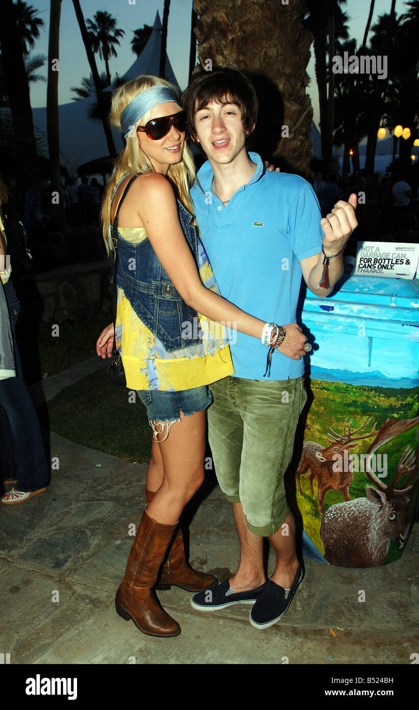 Coachella music festival in Californa.;Rod stewart's daughter Kimberley
