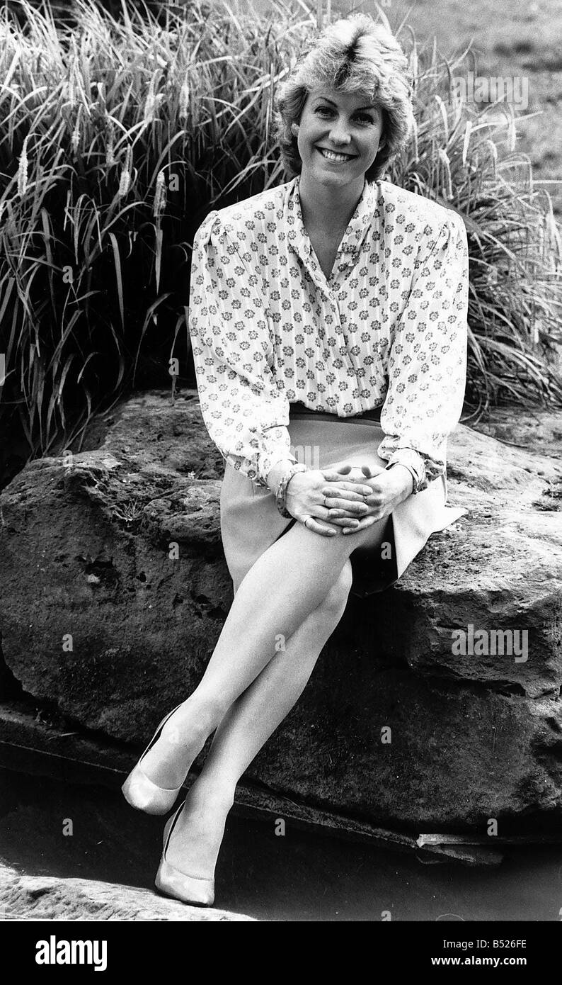 Jill Dando television presenter 1988 Stock Photo