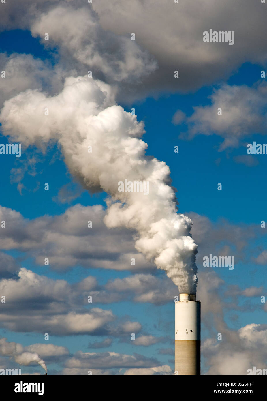 Factory chimney plume smoke hires stock photography and images Alamy