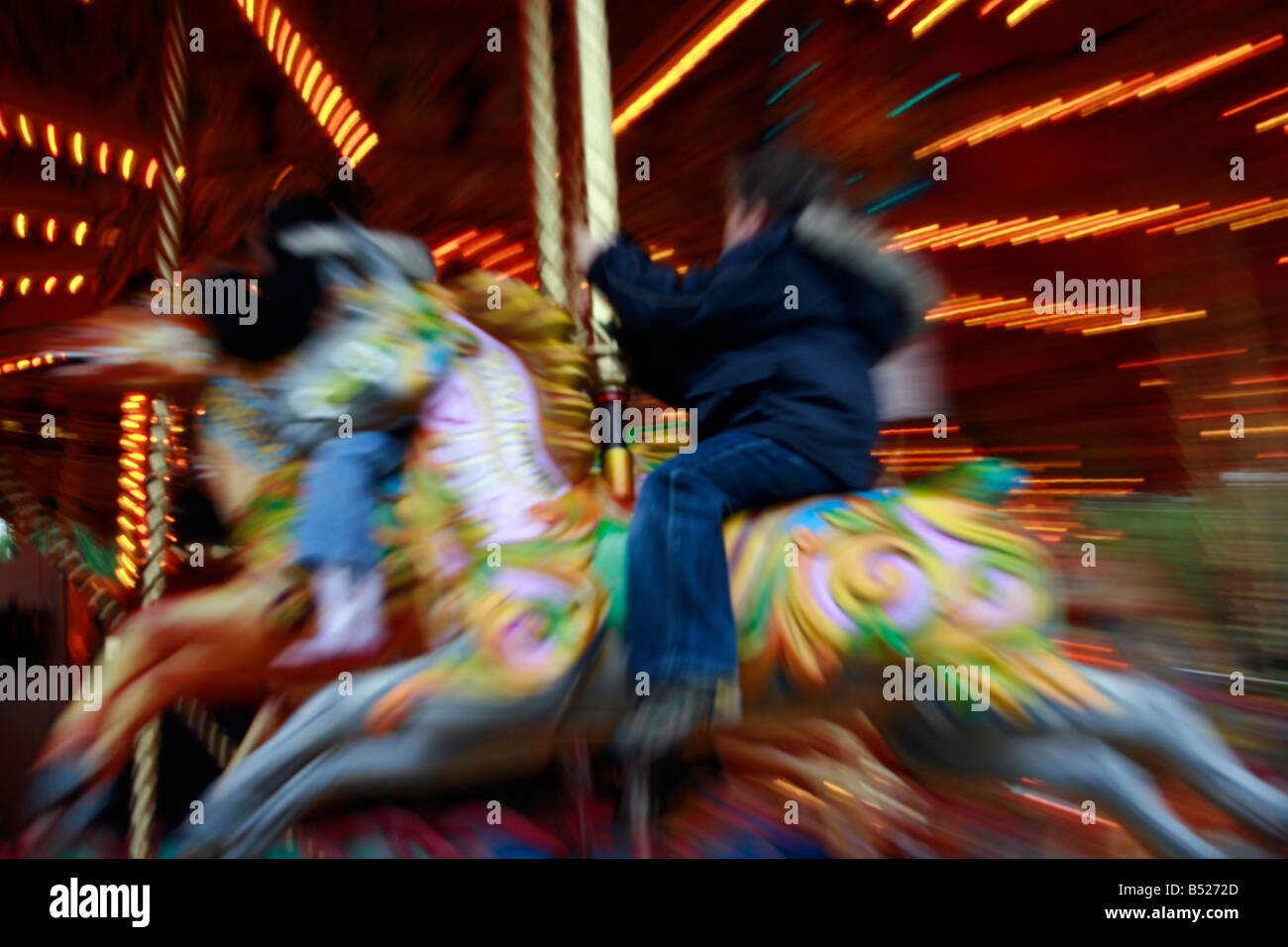 Goose fair rides carousel The Goose fair is probably the largest