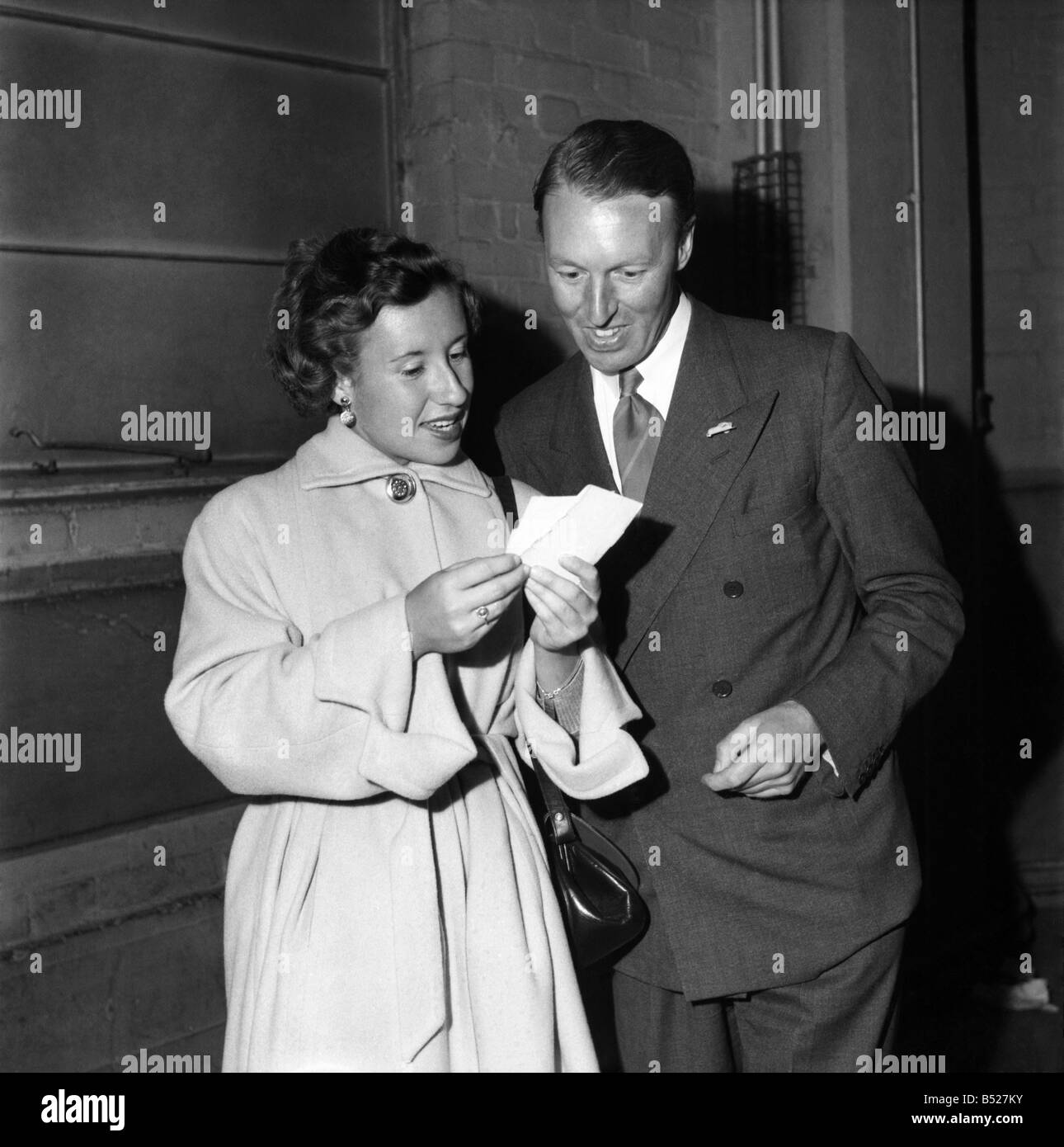 Maureen Connolly - U.S. Tennis Player. May 1952 C2561-002 Stock Photo