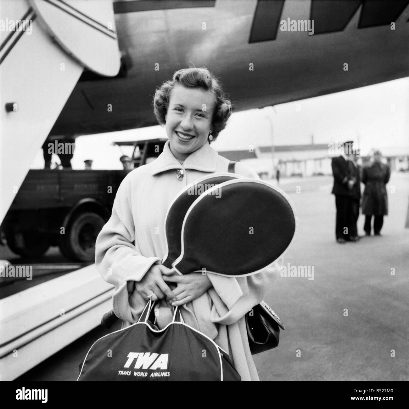 Maureen Connolly - U.S. Tennis Player. May 1952 C2561 Stock Photo