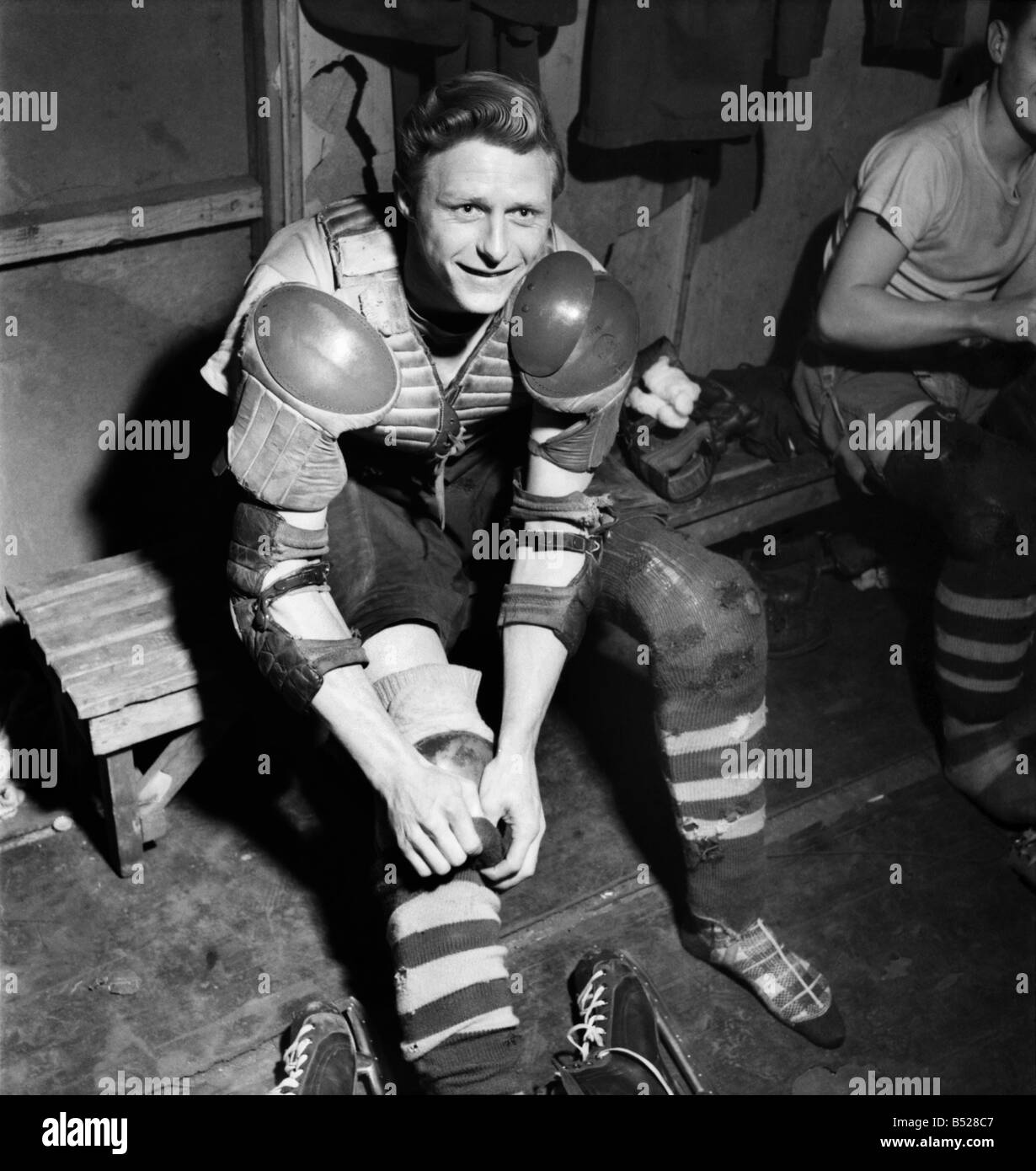 Earl Parlson. Durham wasps Ice Hockey Player. D2502 Stock Photo