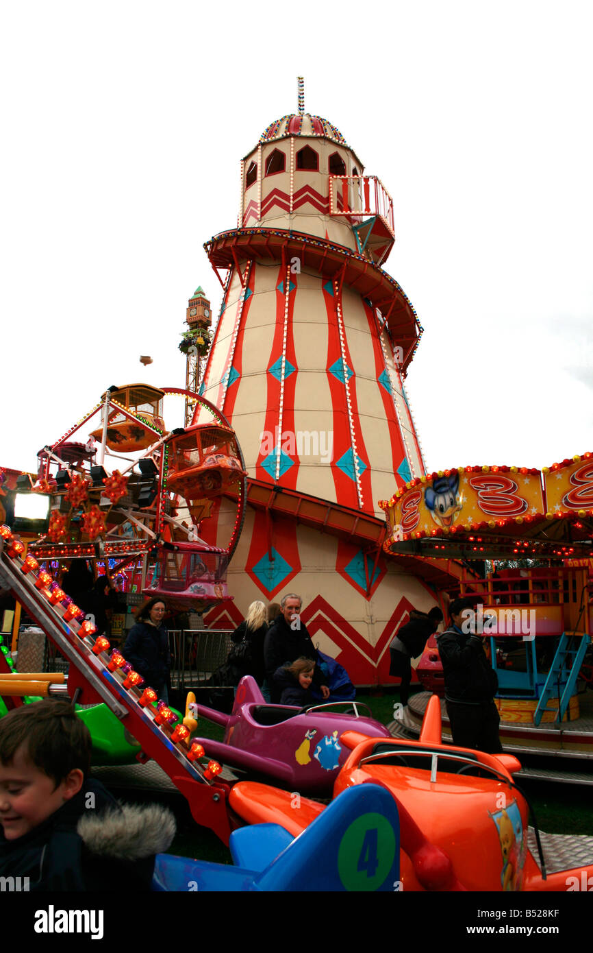 Goose fair rides helter skelter The Goose fair is probably the largest